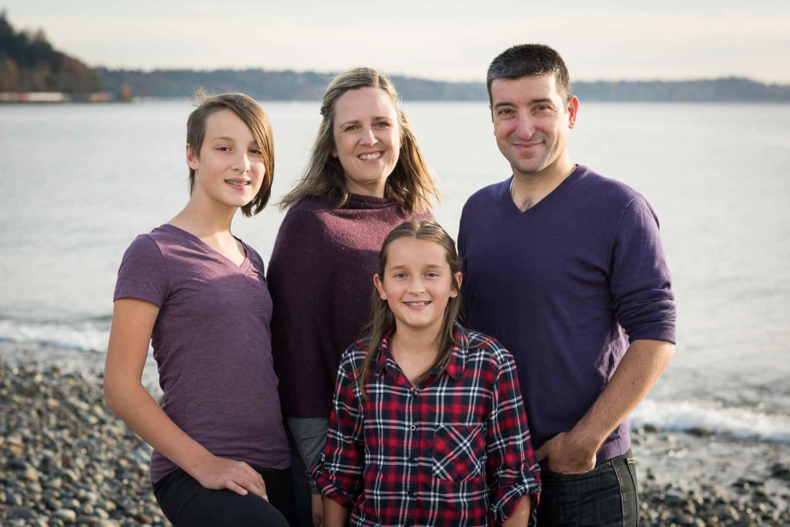 Family Photo Demonstrating Family Picture Outfits Coordinated By Color