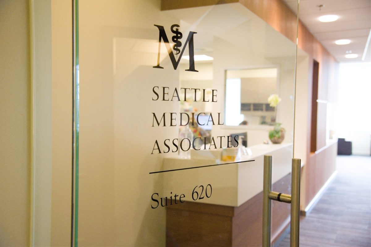 entry to medical suite with view of hallway