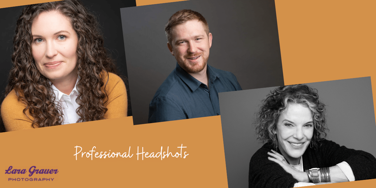 3 professional Headshots by Seattle Portrait Photographer, Lara Grauer