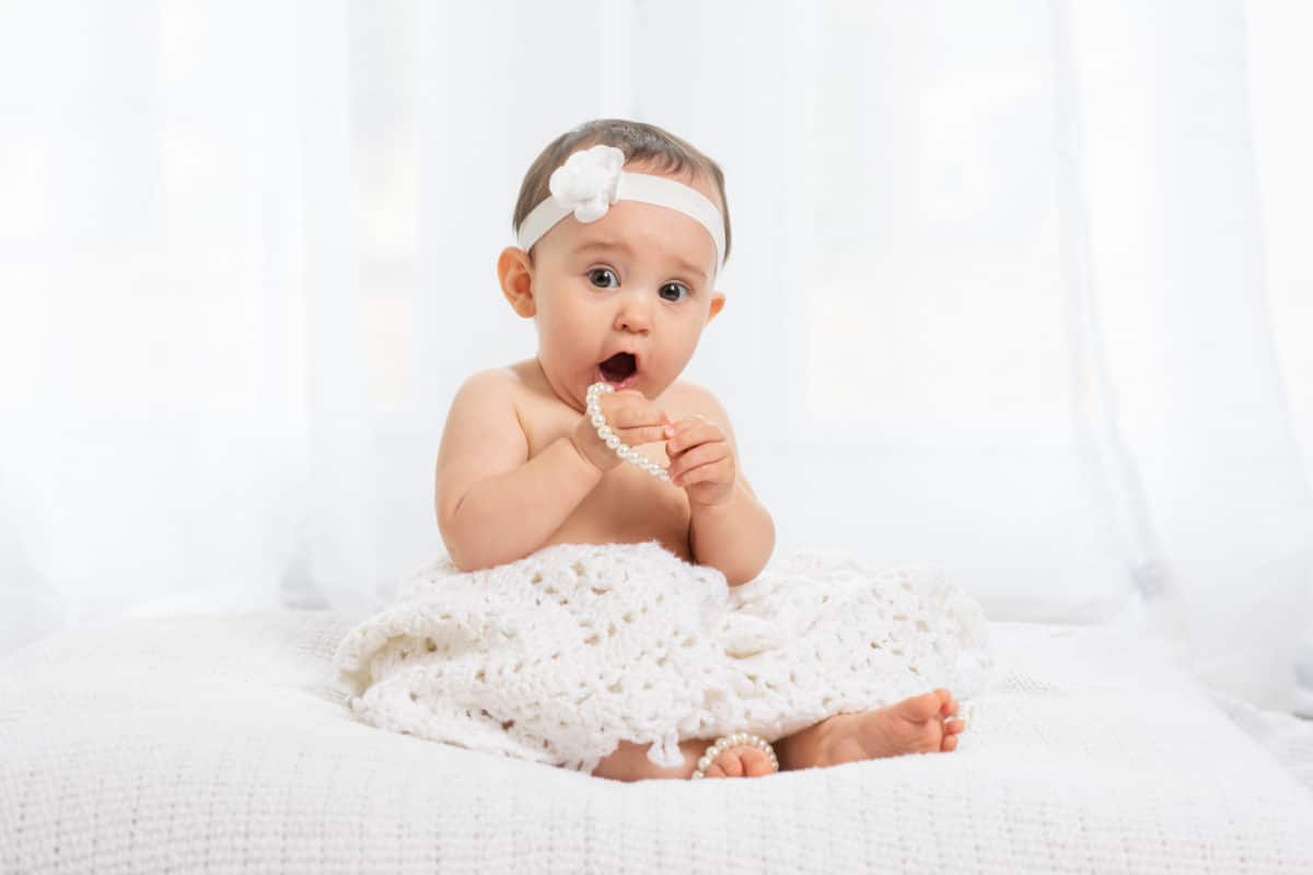 Portfolio image of a baby by Seattle Photographer Lara Grauer