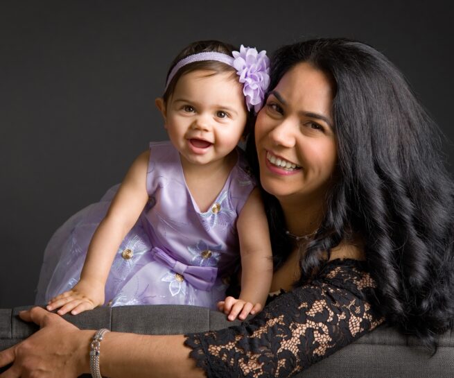 Mother Daughter portrait from Lara Grauer Photography