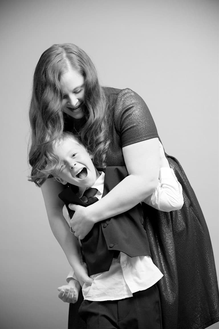 Portrait of mom and son at the Seattle Photographer Lara Grauer